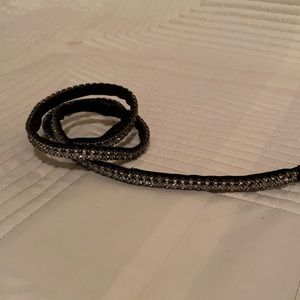 Crystal belt w/ Velcro closure